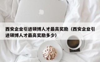 西安企业引进硕博人才最高奖励（西安企业引进硕博人才最高奖励多少）