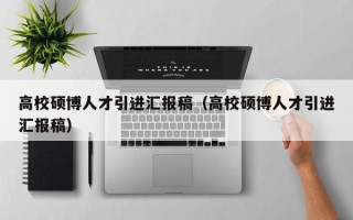 高校硕博人才引进汇报稿（高校硕博人才引进汇报稿）