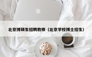 北京博硕生招聘教师（北京学校博士招生）