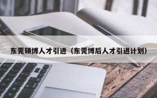东莞硕博人才引进（东莞博后人才引进计划）