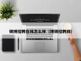 硕博招聘在线怎么样（博硕招聘网）